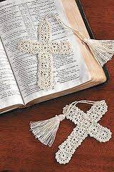Here's my version which can be made and gifted with a bible. Vintage Crochet Cross Bookmark Crochet Pattern Instructions On Popscreen