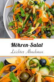 Mohren Zucchini Salat Mit Blaubeeren Rezept In 2020 Rezepte Salat Salat Mit