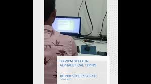 A variety of free typing websites are available. 36 Wpm Speed In Alphabet Typing Speed With 100 Percentage Accuracy Typing Test Number Typing Youtube