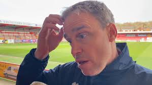 Michael Duff after the 4-4 draw at Accrington