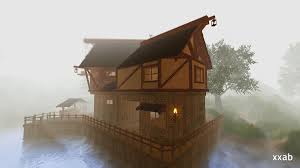 Medieval Dock And Warehouse Blueprints Rising World Forum Medieval Warehouse House Styles