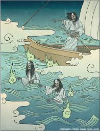 Japan S Funa Yurei When The Ghosts Of People Who Have Died At Sea Transform Into Vengeful Spirits They Bec Japanese Folklore Japanese Myth Japanese Mythology