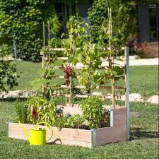Décoratif et pratique avec son étagère de rangement intégrée, ce carré potager paprika vous permettra de vous. Potager Carre Sureleve