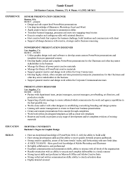 Just like your resume and just like your career, warzel said. Presentation Designer Resume Samples Velvet Jobs