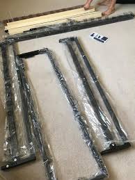 Available in twin, full, queen, and king. Zinus Suzanne 37 Metal And Wood Platform Bed With Footboard King Walmart Com Walmart Com