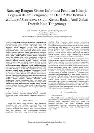 Penurunan berat badan yang tanpa diet ataupun olahraga bisa menjadi indikasi adanya suatu kondisi medis tertentu. Rancang Bangun Sistem Informasi Penilaian Kinerja Pegawai Dalam Pengumpulan Dana Zakat Berbasis Balanced Scorecard Studi Kasus Badan Amil Zakat Daerah Kota Tangerang Q Aini Academia Edu