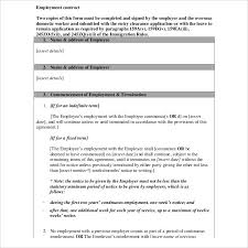 Edit a file and contract template. 12 Employment Contracts For Restaurants Cafes And Bakeries In Ms Word Google Docs Pages Pdf Free Premium Templates