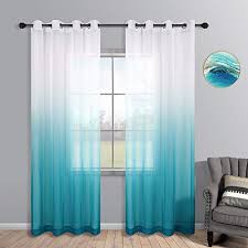 Wilko blackout curtains grey 167x137cm wilkinsons £30 in from short curtains for bedroom , image source: Teal Curtains 84 Inch Length For Bedroom Decor Pair Set 2 Panels Ombre Aqua Blue Turquoise Gradient Grommet Semi Drapes Transparent Window Sheer Beach Curtains For Living Room Girls Dining 52x84 Long Pricepulse