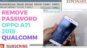 Mrt key 2.60 dongle no: Remove Pasword Oppo A71 2018 Qualcomm Via Mrt Dongle Youtube