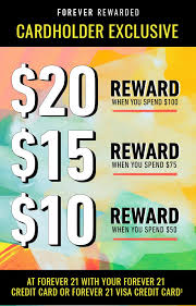 The forever 21 credit card comes with a high 26.99% variable apr, so consider paying off your card balance each month. Forever 21 Forever Rewarded Milled