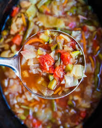 And i like having it with some whole grain bread to complete my dinner. Easy Slow Cooker Cabbage Soup I Heart Naptime