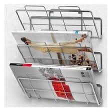 Creates a custom look , can be wall mounted or use on a counter top. Spectrum 3 Tier Wall Mount File Holder And Magazine Rack By Spectrum 11 X 5 5 X 14 Inches 1 7 Pounds 4 6 Out Of 5 Magazine Rack Wall File Holder Wall Rack