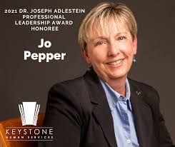 We present the Dr. Joseph Adlestein Professional Leadership Award annually  to an individual in a professional role who is a powerful advocate for  people with disabilities, supporting them to be valued and