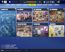 Missing The Storage Tabs Fortnite