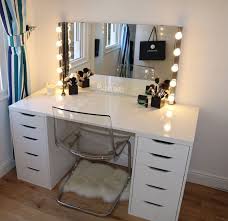 Table top for alex drawers. My Makeup Table Alex Drawers From Ikea Separate Table Top From Ikea Bathroom Lights From Ikea In 2020 Teenage Bedroom Ideas Ikea Makeup Room Decor Stylish Bedroom