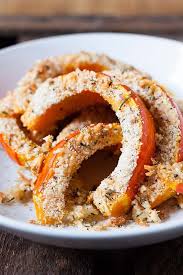 gerosteter kurbis mit parmesan knusperkruste kochkarussell com rezept rezepte kurbisrezepte gerosteter kurbis