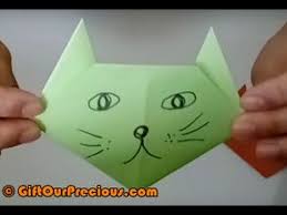 Art therapy is a broad term used to refer to the practice of creating as a way to heal wounds of the mind or spirit. Simple Origami Cat Simple And Easy Paper Art Crafts For Kids Youtube