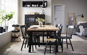 Maybe you would like to learn more about one of these? Dining Room Inspiration Ikea Dining Room Dining Table Black Dining Room Design