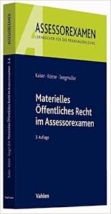 Materielles öffentliches recht im assessorexamen. Materielles Recht Verwaltungsstation Referendarbuchladen