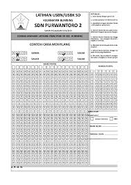 Silahkan di download ljk komputer pada link yang kami sediakan di bawah. Xls Lembar Jawaban Usbn 2019 Xlsx Safitri Arifiastri Academia Edu