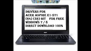 Advertisement platforms categories 7.5.0.741 user rating5 1/3 driver booster 2 from iobit scans your pc for drivers. How To Download Drivers For Acer Aspire E1 571 Youtube