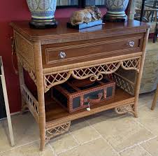 Henry Link Wicker Console This Well Made Casual Piece Is Adorned With Victorian Style Wicker Work That S Just Right F Furniture Furniture For You Florida Home