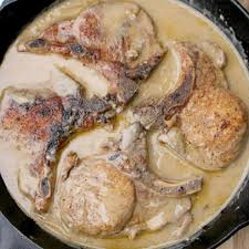 Add pork chops and cook 2 to 3 minutes per side until golden brown. Baked Pork Chops With Cream Of Mushroom Soup