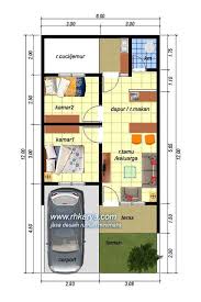 Denah rumah ukuran 5x12 2 lantai. 7 Denah Desain Rumah Sederhana 6x12 Pas Untuk Keluarga Kecil