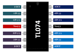 Tl074 Op Amp Pinout Electronic Circuit Projects Circuit Projects Monitor Diy