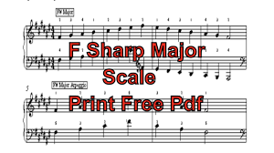 What are the chords in f sharp major? F Sharp Major Scale Piano Beginner Slow Easy Youtube