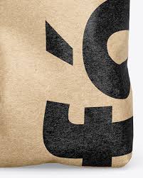 Download Kraft Coffee Bag Mockup In Bag Sack Mockups On Yellow Images Object Mockups