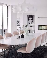 Pin By Masha On Home With Style With Images Long Dining Room Tables Dining Room Contemporary Velvet Dining Room Chairs