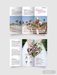 Wedding Planners Tri Fold Brochure Template Wedding Planner Stress Free Wedding Wedding