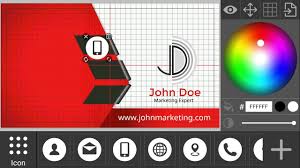 Create professional business cards in less than five minutes. How To Make Business Card Through Business Card Maker App Youtube