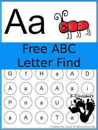 It is possible to be working at your desk or even in a plane or car with it. Free Abc Letter Find Printable 3dinosaurs Com Letter Find Abc Letters Alphabet Preschool