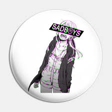 Multiple sizes available for all screen sizes. Sad Boys Sad Japanese Anime Aesthetic Aesthetic Pin Teepublic