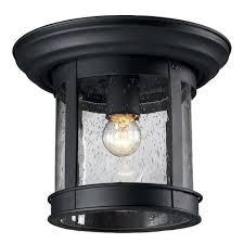 4.7 out of 5 stars. Z Lite Outdoor Flush Mount Collection Outdoor Flush Mount Light In Black Finish 514f Bk The Light Brothers