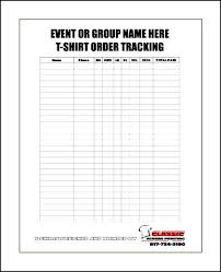 Example T Shirt Order Form Google Search T Shirt Design Template Order Form Template Free Order Form Template