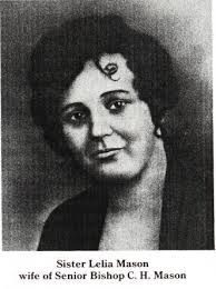 A special tribute was bestowed upon the three surviving daughters of Bishop  C. H. Mason. From L- Bishop C. E. Blake, presenter, Sis. Ruth Mason Lewis,  Earline McDowell granddaughter of Bishop Mason