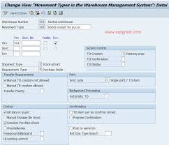 The wms will help you meet the challenges of today in areas such as: Define Movement Types In Sap Wm
