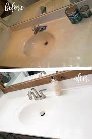 Refinished Bathroom Sink And Shower Tub The House Brew Bathroomfixturesideas In 2020 Shower Tub Diy Bathroom Bathroom Countertops