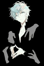 White Hair And Blues Eyes Anime Boy Cute Anime Guys Anime Anime Guys