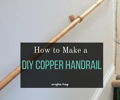 The stair railings consist of 2 x 4 top and bottom rails, 5/4 x 6 rail caps and 2 x 2 balusters. Super Easy Diy Stair Handrail Made From Copper Pipe Semigloss Design