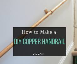 When we moved into our townhome in 2018, i knew we would be doing a stair railing makeover. Super Easy Diy Stair Handrail Made From Copper Pipe Semigloss Design
