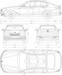 Bmw 5 Series Limousine G30 2020 Blueprint Download Free Blueprint For 3d Modeling Bmw 5 Series Bmw Blueprints