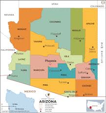 Yeni və işlənmiş avtomobillər, avtosalonlar, avtoxəbərlər. Arizona Counties Arizona County Map Counties In Arizona Az