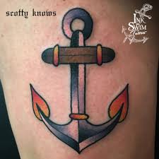 Nautical Flash Day Traditional Anchor Tattoo Inkorswimtattoo Traditional Tattoo Trendy Tattoos Traditional Anchor Tattoo