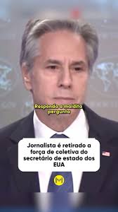 Um jornalista foi expulso durante a coletiva de imprensa com o secretário  de Estado dos Estados Unidos, Antony Blinken. Em vídeo publicado nas redes  sociais, Sam Husseini aparece confrontando uma fala de