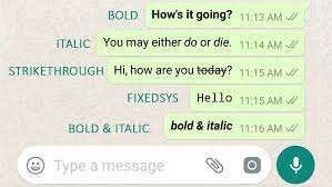 Whatsapp Font Style Bold Italic Strikethrough Fixedsys Etc Writing Styles Fonts Font Styles Writing Styles