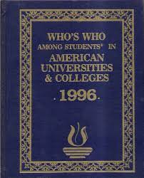 Who's who among students universities and colleges 2011. Who S Who Among Students In American Colleges Universities 1996 9789996465758 Amazon Com Books